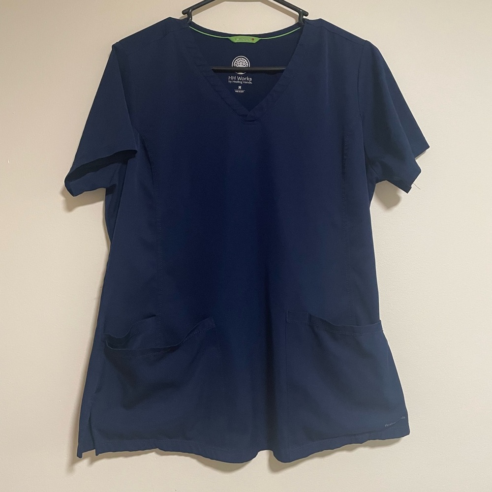 Healing Hands Navy Scrub set